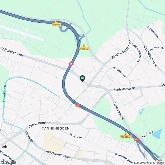 Erstvermietung in Volketswil – Neubauwohnungen an der Zürcherstrasse - Karte