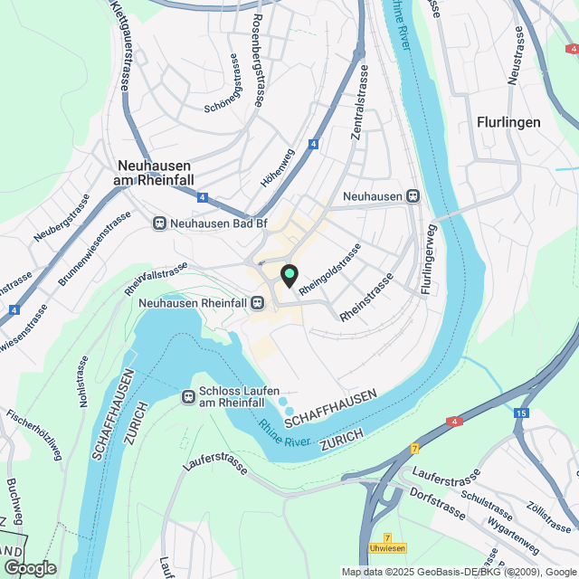 Modern 3.5-Room Apartment with Stunning Views in Neuhausen am Rheinfall - Karte