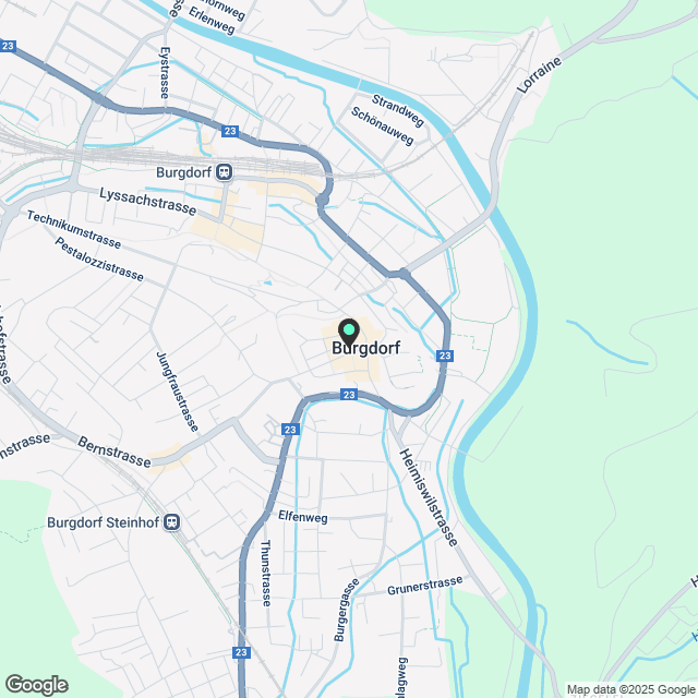 2.5-Zi-Wohnung in der Oberstadt von Burgdorf, Schmiedengasse 2 - Karte