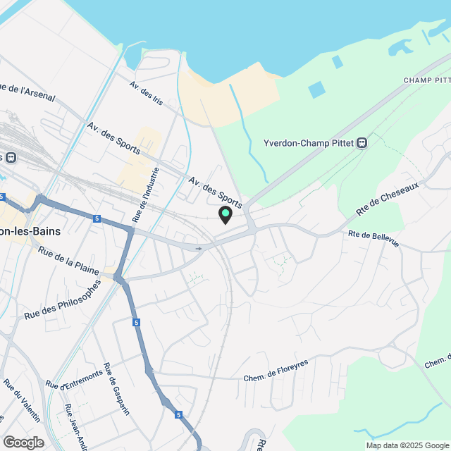 Assurez-vous un appartement neuf en plein cur d'Yverdon - Karte