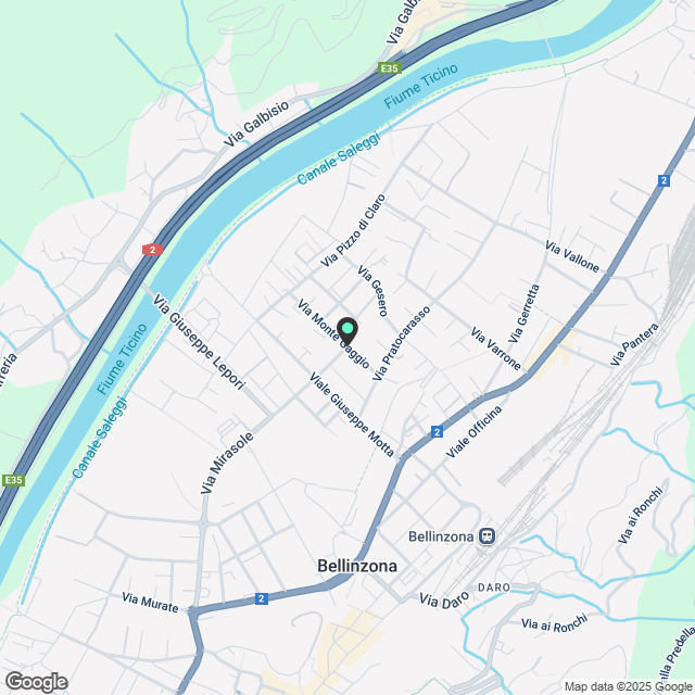 2.5 NUOVO Bellinzona immerso nel verde vicino FFS - Karte