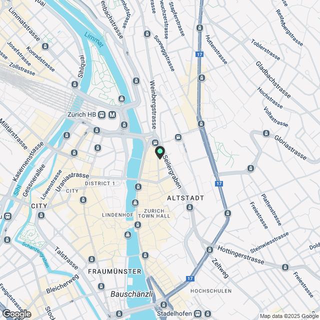 Erstvermietung - Stilvoll wohnen im Herzen von Zürich - Karte