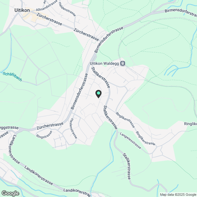 Noch eine 4.5 Zimmer Mietwohnung in Uitikon - Karte