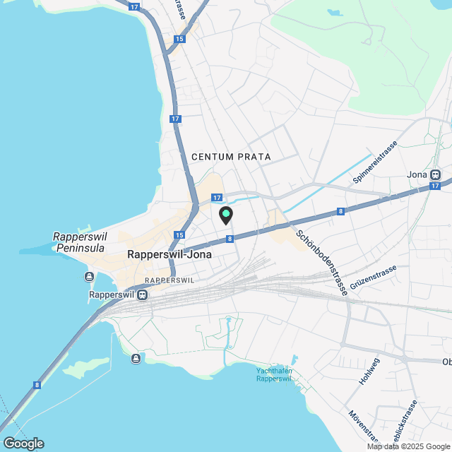 Single-Wohnung im Zentrum von Rapperswil - Karte