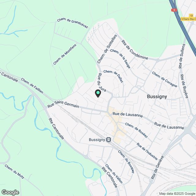 Appartement 3,5 pièces à Bussigny - Karte