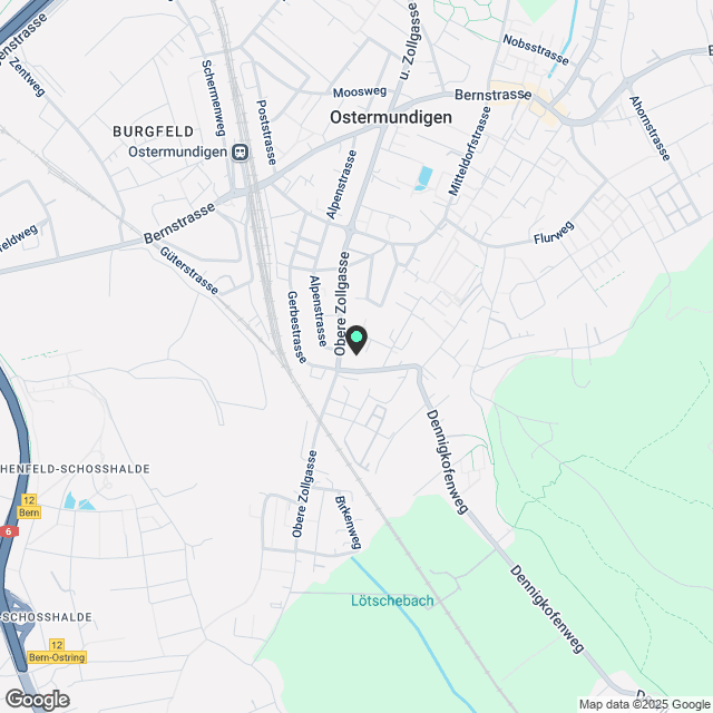 praktische 3-Zimmerwohnung in Ostermundigen - Karte