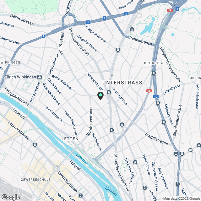 City Pop - Cosy Studio Apartments close to Zürich centre - Karte