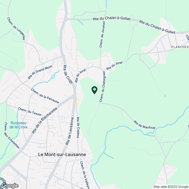 Exceptionnel appartement neuf très bien situé, au calme et à 6 minutes à pied du centre du Mont - Karte