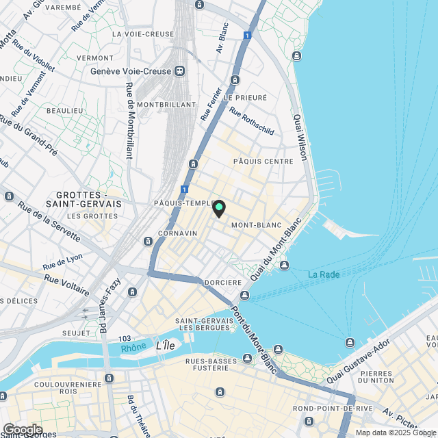 City Pop Geneva – Surville: Modern Living with Flexibility and Comfort - Karte