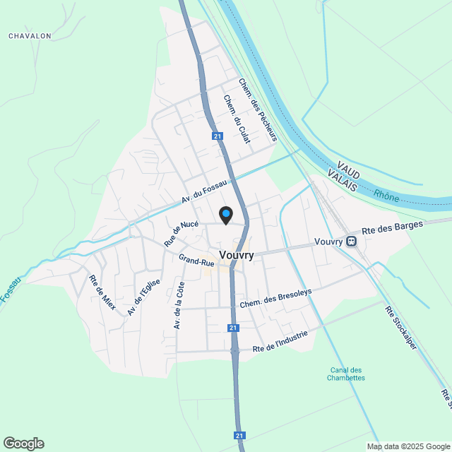 Vouvry - Appartement de 3.5 pièces - Résidence le Bourg - Lot A17 - Karte