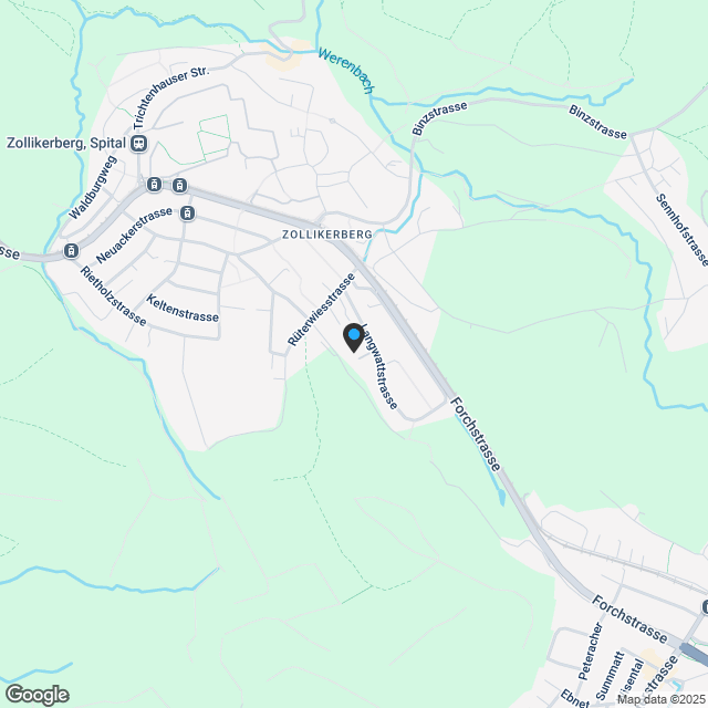Zollikerberg "Green Silence" - Exklusive Wohnoase an attraktiver Lage - Karte
