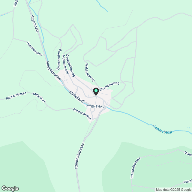 Monteurzimmer in Ittenthal (AG), Erstbezug nach Sanieru - Karte