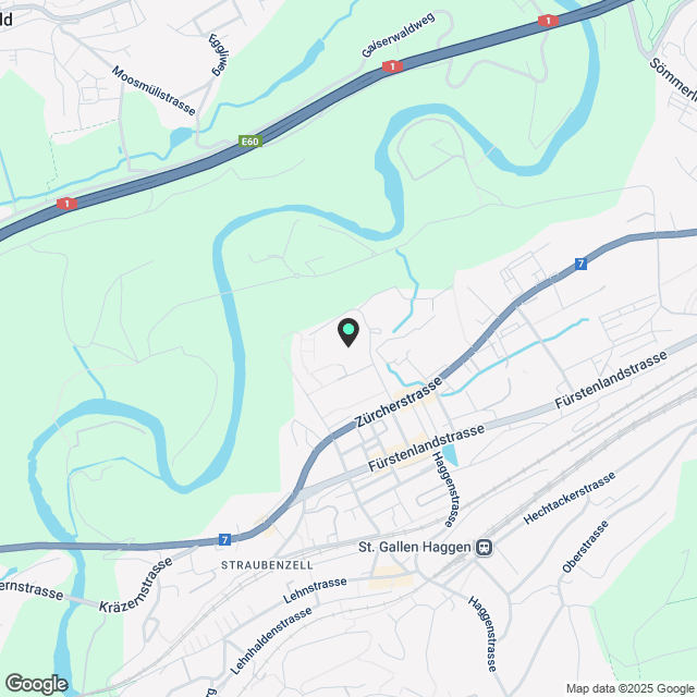 MODERN und ZENTRAL wohnen in St. Gallen - Karte