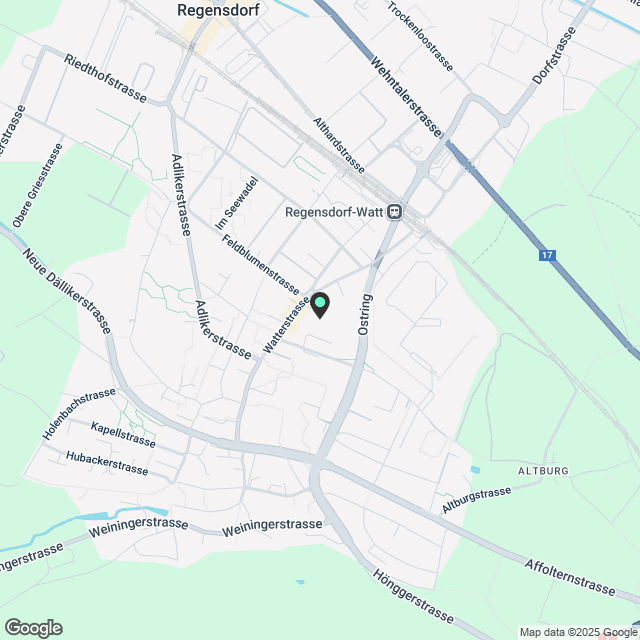 Moderner Neubau an zentraler Lage in Regensdorf - Karte