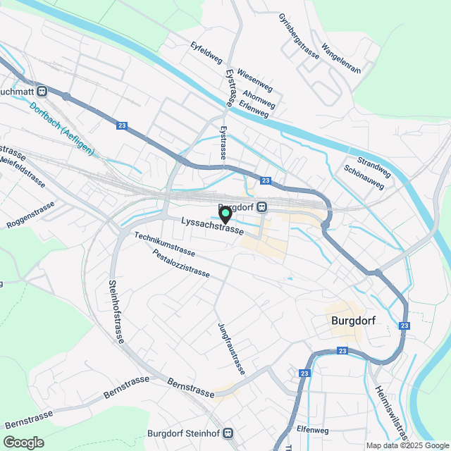 Aebi Areal Baufeld K - Karte