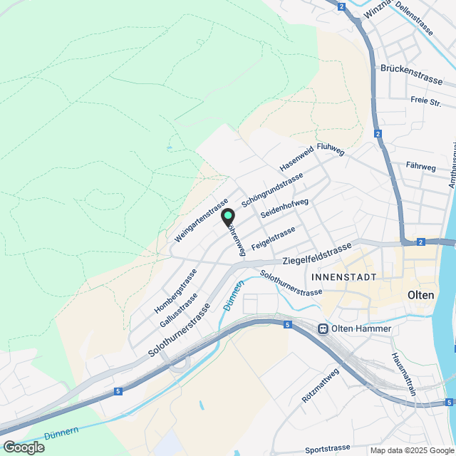 Charmante 5.5-Zimmer-Wohnung mit Balkon in Olten - Karte