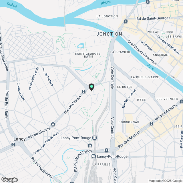 City Pop Geneva – Surville: Modern Living with Flexibility and Comfort - Karte