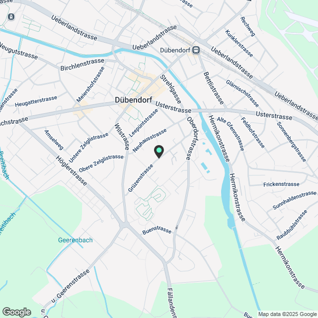 3,5 Zimmer Wohnung in Dübendorf - Karte