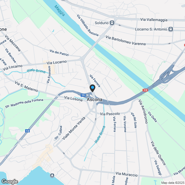 Ascona: Attico 4.5 locali con roof top - Karte