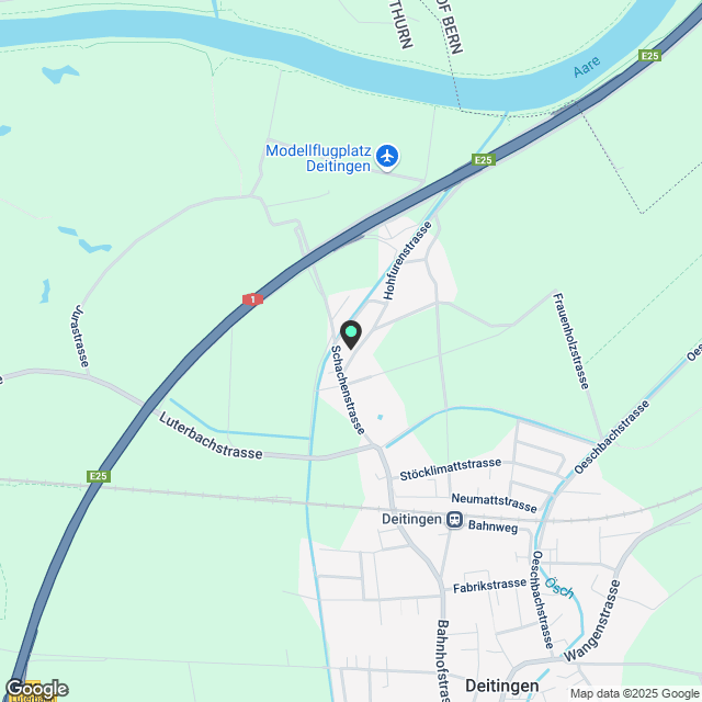 3 ½ Zimmer-Attikawohnung in Deitingen mieten - Karte