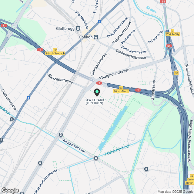 Beautiful 3.5-Room Flat for Rent in Glattpark – Nachmieter Wanted from September 1st - Karte