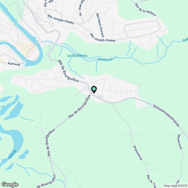 Fribourg - Bourguillon - Prächtige 3.5-Zimmer-Wohnung - Karte