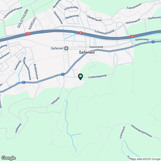 Wohnung in Safenwil - Karte