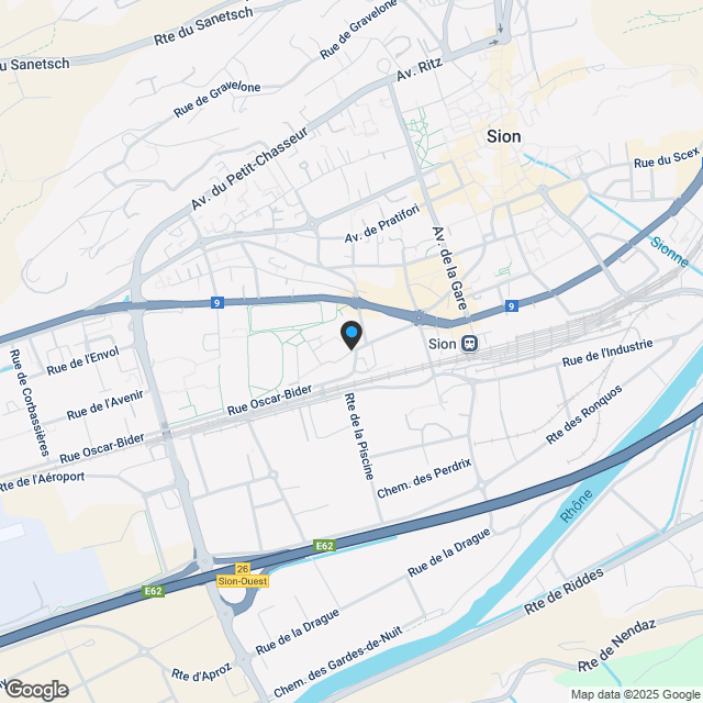 Spacieux 3.5 pces orienté Sud-Ouest avec grande terrasse - Karte
