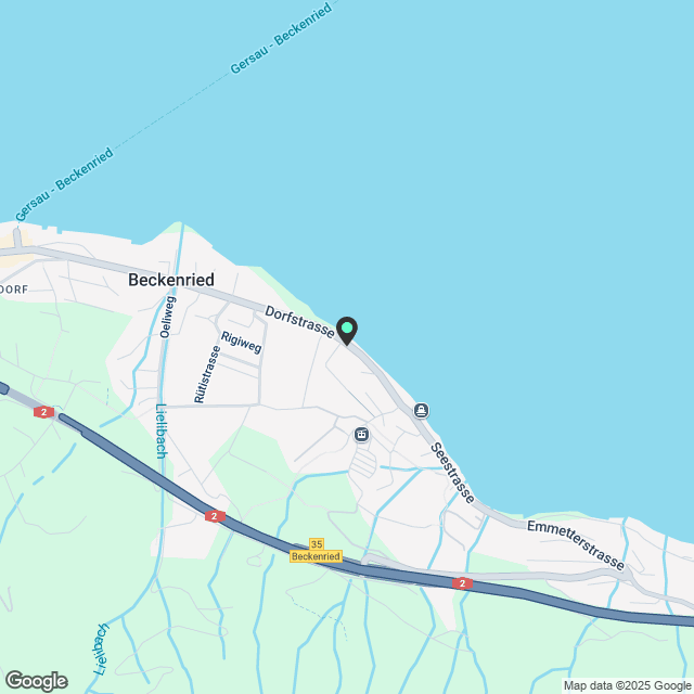 Wohnen am See in Beckenried / 5.5-Zimmerwohnung - Karte