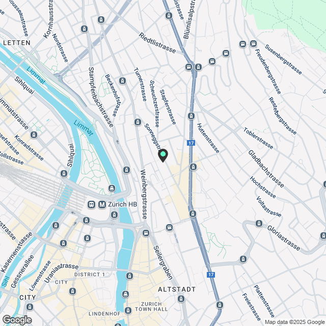 3 ½ Zimmer-Wohnung in Zürich mieten - Karte