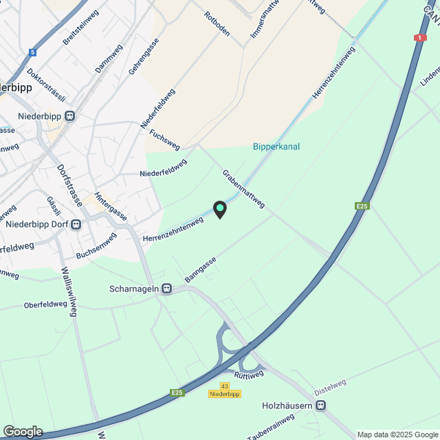 2 ½ Zimmer-Attikawohnung in Niederbipp mieten - Karte