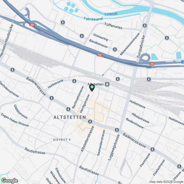 Erstvermietung 4.5 Zimmerwohnung in Zürich - Karte