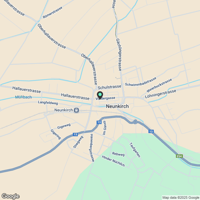 Leben mitten im Zentrum von Neunkirch: 2.5-Zimmerwohnung - Karte