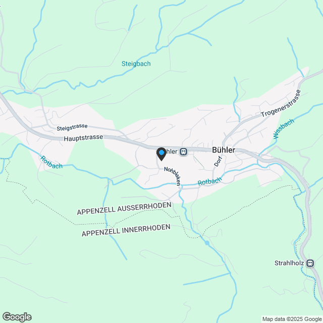 Sonnige und exklusive 3.5-Zimmer-Neubauwohnungen in Bühler AR sucht n - Karte