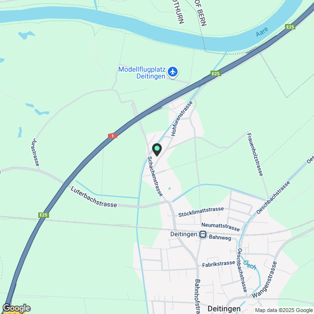 3 ½ Zimmer-Attikawohnung in Deitingen mieten - Karte