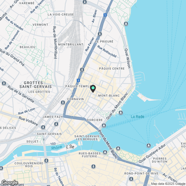 City Pop Geneva – Surville: Modern Living with Flexibility and Comfort - Karte