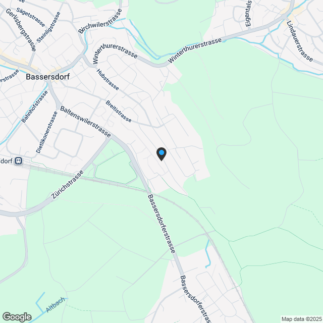 Exklusives Doppeleinfamilienhaus in Bassersdorf - Karte