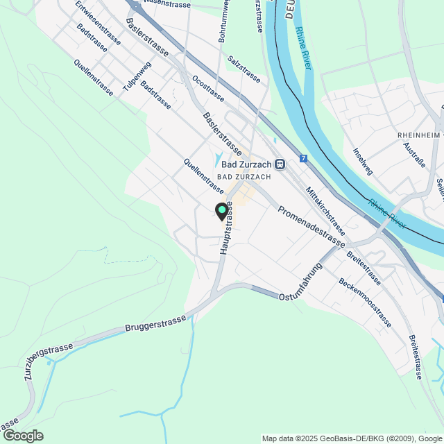 Exklusive 3.5-Zimmer-Neubauwohnung mit Terrasse und Garten in Bad Zurzach - Karte