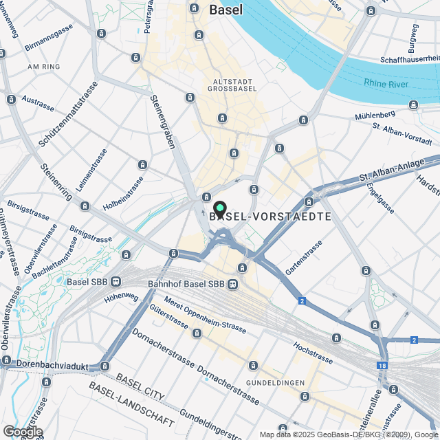 Wohnen mitten im Geschehen - Neubauwohnung im Herzen von Basel - Karte