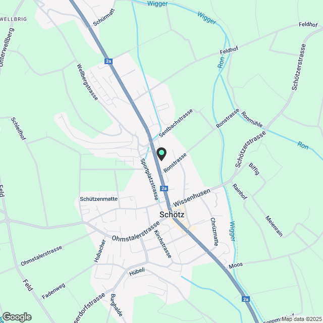 3.5 Zimmer Wohnung im Neubau LEON Schötz - Karte