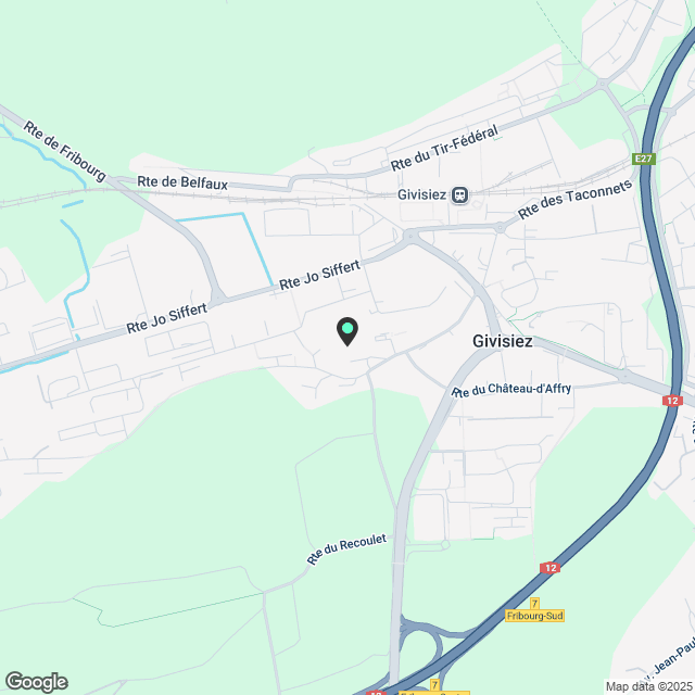 Zu vermieten, Attika, 1762 Givisiez, Ref 5538875 - Karte