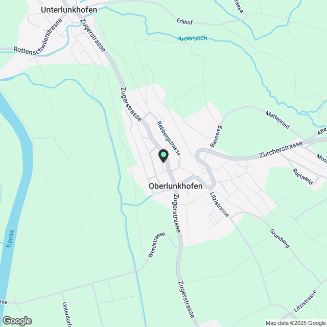 26 Neubauwohnungen im Eigentumsstandard in Oberlunkhofen - zugerstrasse19.ch - Karte