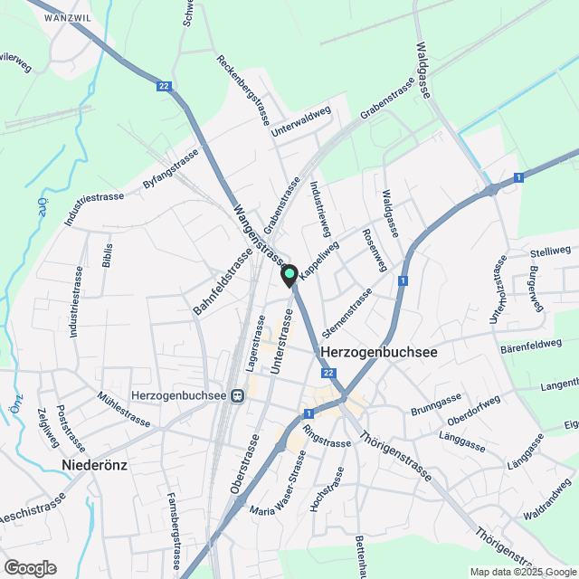 Moderne 4.5-Zimmerwohung zu vermieten - Karte
