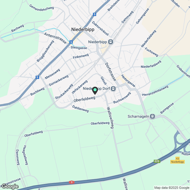 Wohnung in Niederbipp - Karte