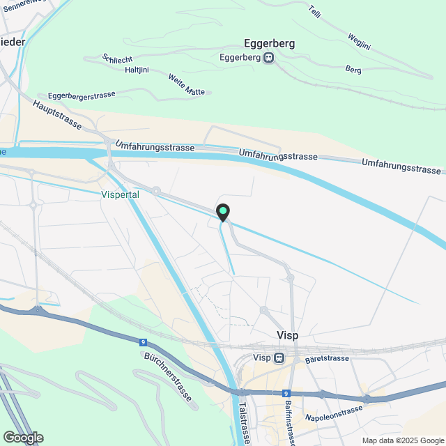 2 ½ Zimmer-Wohnung in Visp mieten - Karte