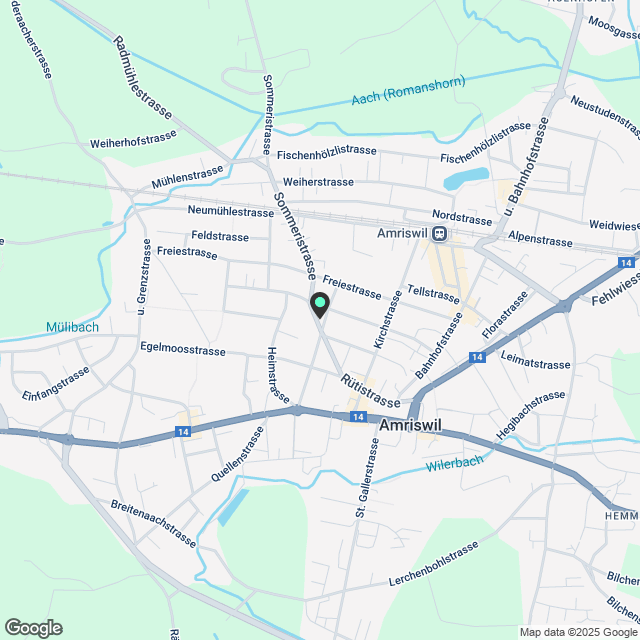 neue lichtdurchflutete 2.5 Zimmerwohnung, Amriswil - Karte