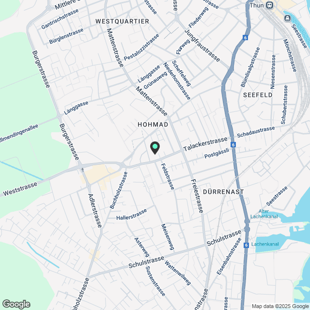 Schöne 3 1/2-Zimmer-Wohnung in Stadtnähe zu vermieten - Karte