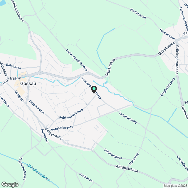 Attraktive 2.5 Zimmerwohnungen in Gossau ? Tannenbergstrasse 46 - Karte
