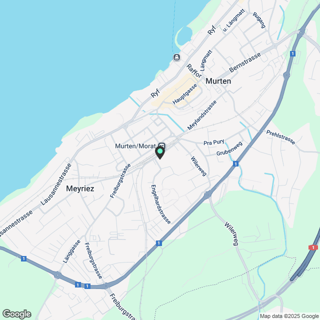 Attikawohnung in Murten - Erstvermietung (Neubau) - Karte