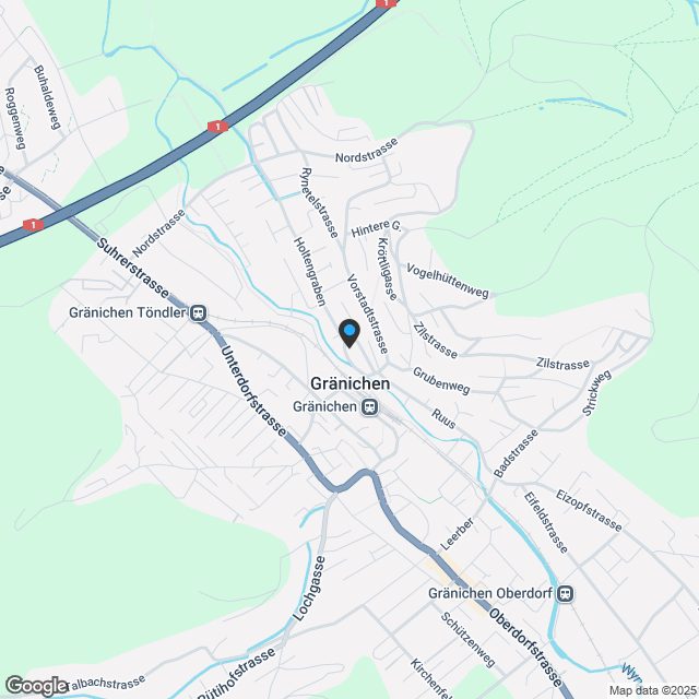 Gränichen: Attraktive Eigentumswohnungen - Karte